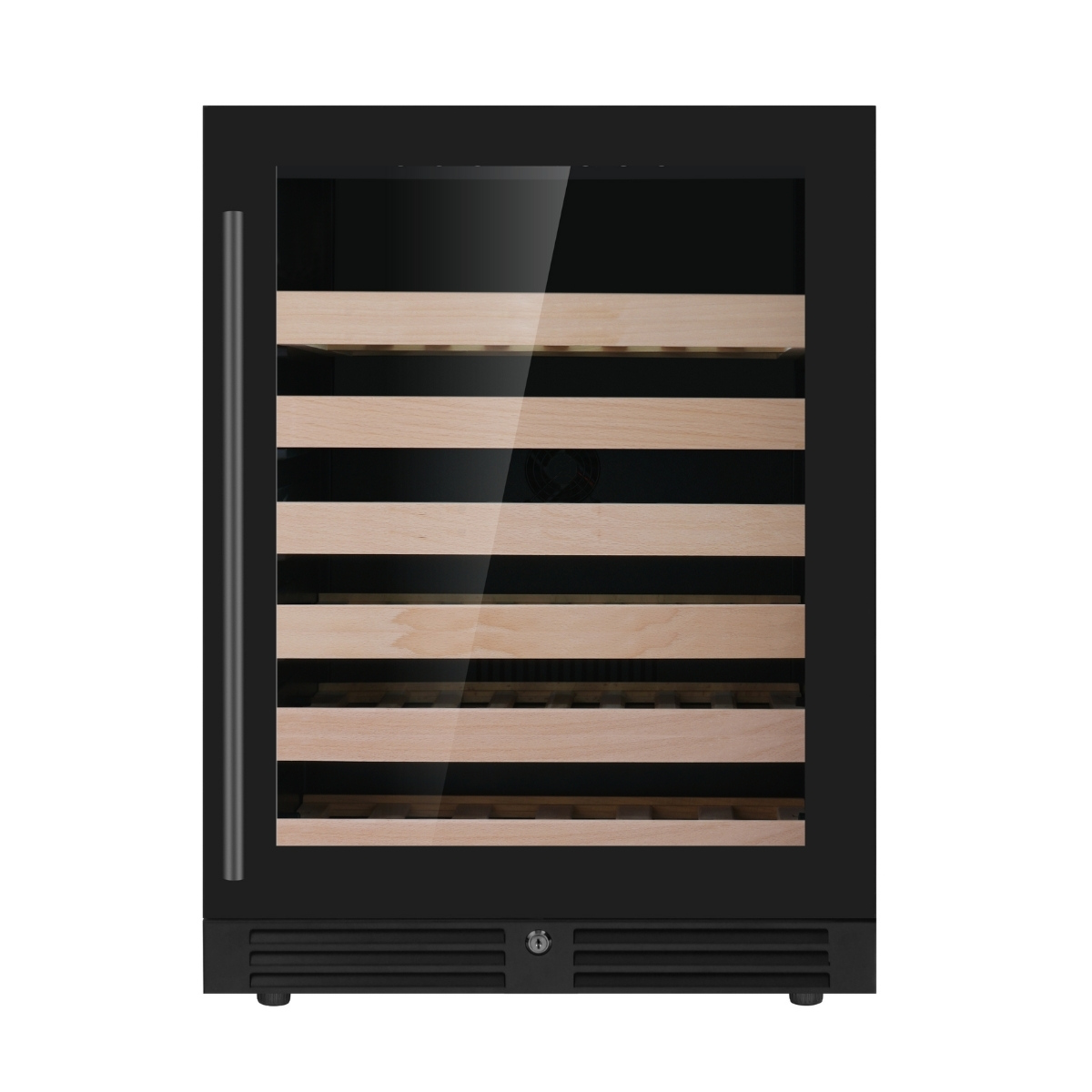 24-Inch Built-In Wine Cooler with Low-E Glass — Elegant Single-Zone Design