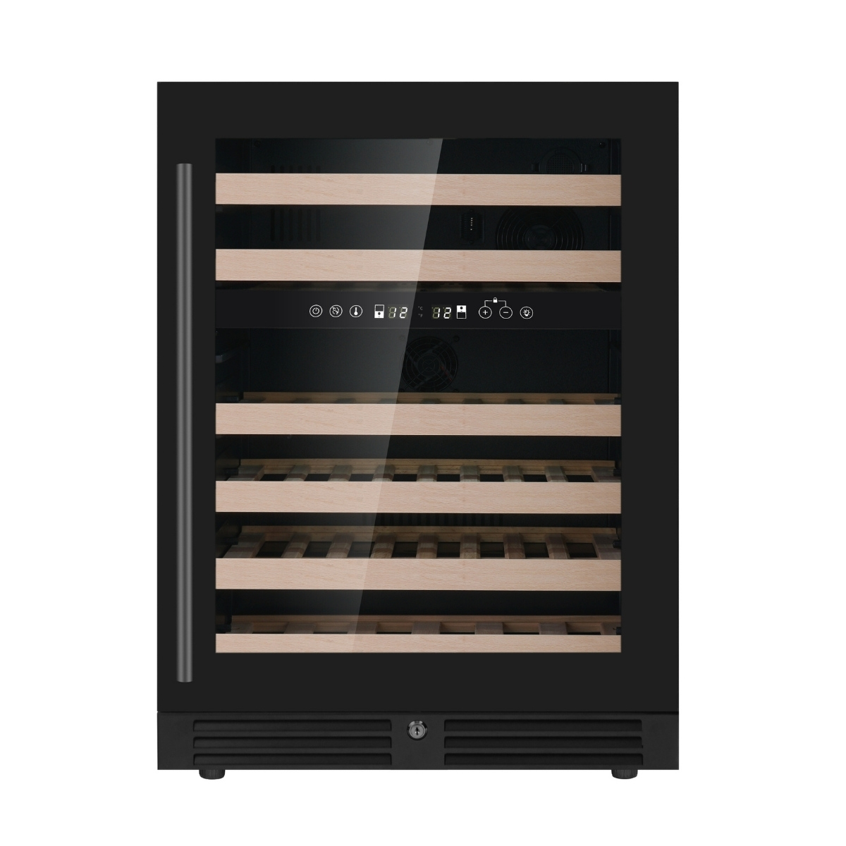 24" Built-in Dual Temperature Zone Wine Fridge with Low-E Glass Door