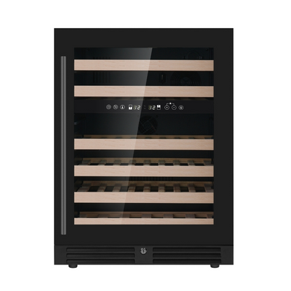 24" Built-in Dual Temperature Zone Wine Fridge with Low-E Glass Door