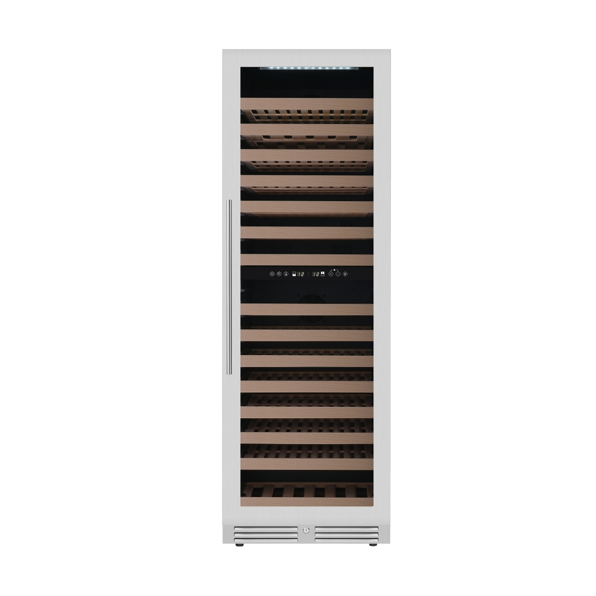 Tall Upright Dual-Zone Wine Fridge | Low-E Glass Door & Ultra-Quiet Cooling