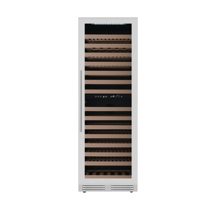 Tall Upright Dual-Zone Wine Fridge | Low-E Glass Door & Ultra-Quiet Cooling
