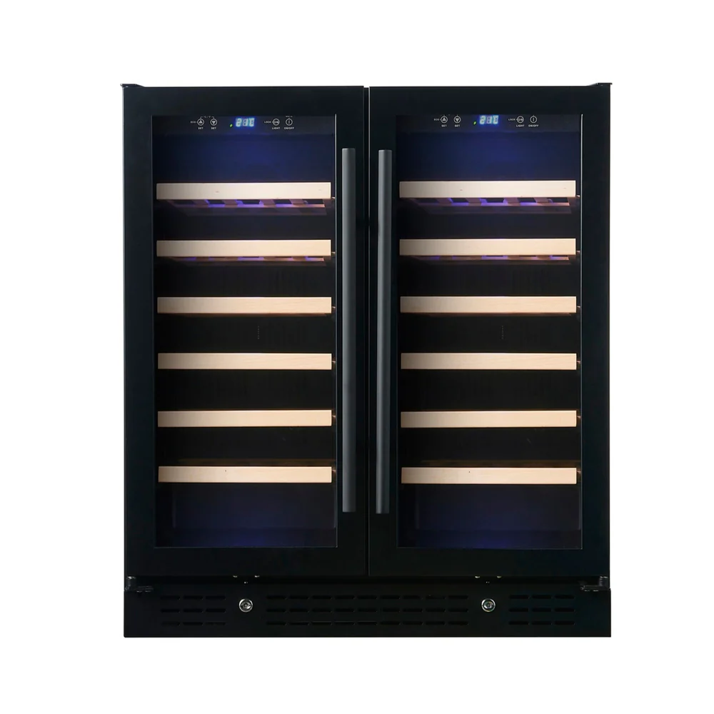 30-Inch Built-In Dual-Zone Wine Refrigerator with Low-E Glass