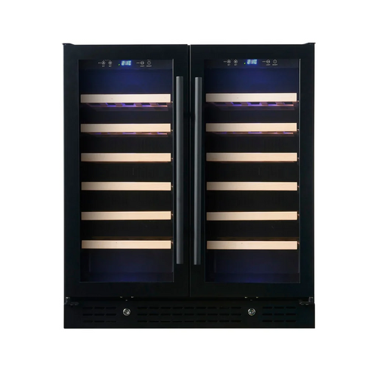 30-Inch Built-In Dual-Zone Wine Refrigerator with Low-E Glass