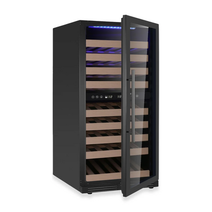 47-Inch Built-In Dual-Zone Wine Refrigerator with UV-Resistant Low-E Glass