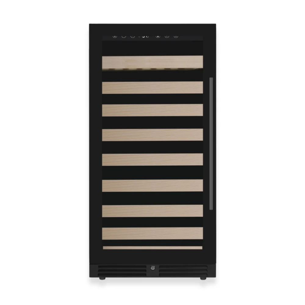 47-Inch Upright Single-Zone Wine Fridge with UV-Resistant Low-E Glass