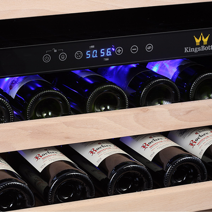 30-Inch Built-In Dual-Zone Wine Refrigerator with Low-E Glass